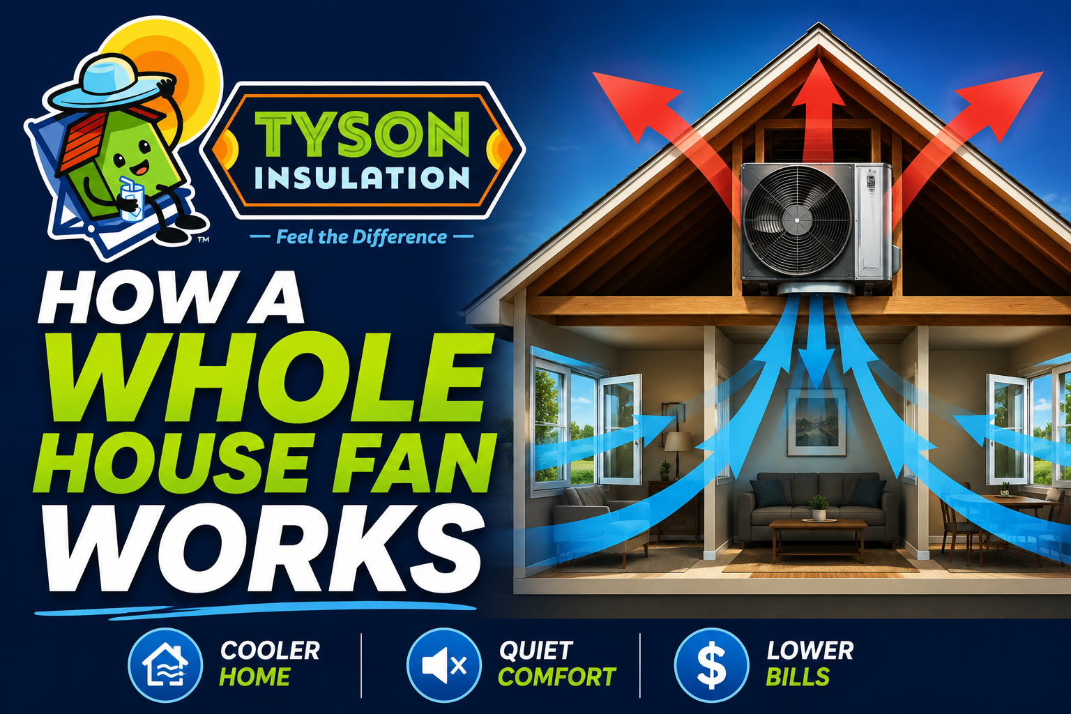 How QuietCool Whole House Fans Work video thumbnail